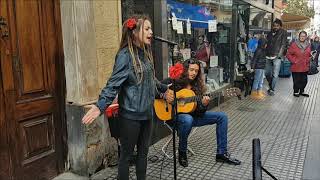 Flamenco en la calle Cádiz [upl. by Ayocat710]