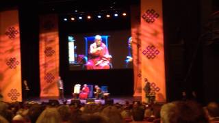 Dalai Lama  Verbally attacked by a Shugden worshipper Oslo Norway [upl. by Coray]