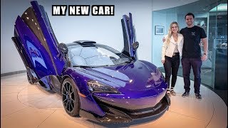 TAKING DELIVERY OF MY NEW MCLAREN 600LT FINALLY [upl. by Sacken]