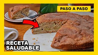 🔶 Como hacer TORTA de MANZANA  receta fácil y rápida [upl. by Ahsienroc]