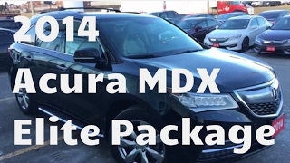 2014 Acura MDX wSHAWD and Elite Package  WHITBY OSHAWA HONDA  Stock  U4293 [upl. by Klein]