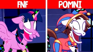 Dusk Till Dawn  Pomni Vs Twilight Sparkle 2  FNF x AMAZING DIGITAL CIRCUS  Friday Night Funkin [upl. by Trainer]