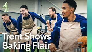 England Stars Bake Their Idols On The Great British Bake Off [upl. by Kincaid553]