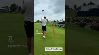 PGA pro plays hole 18 at PGA Championship [upl. by Gasser967]