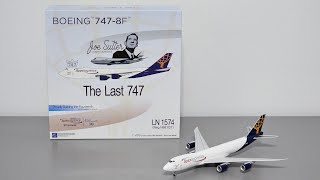 NG Model Ultimate Collection 1400 7478F N863GT Final 747 Model Airplane Review [upl. by Seadon]