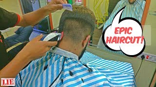 Amazing Fade Haircut By Indian Barber ASMR 4K  How To ✂  Stylish Haircut  Part 1 [upl. by Vlada]