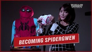 COSPLAY JADI SPIDERGWEN INDONESIA SPIDERVERSE EDITION  JHLProfile EPS 06 With Violetta [upl. by Tegan30]