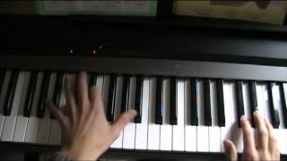 COMMENT JOUER men allez piano CANARDO TAL [upl. by Erdnaxela]