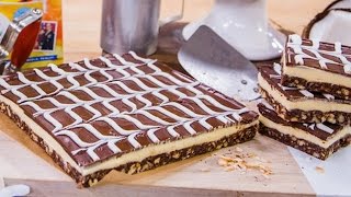 Home amp Family  Award Winning Chocolaty Nanaimo Bar Recipe from ‘Taste of Home’ Magazine [upl. by Nevanod]