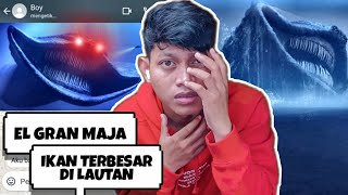 ASAL USUL IKAN MONSTER EL GRAN MAJA YANG MENGERIKAN KEDALAMAN LAUT ⁉️⁉️😱 Chat History Horor Terseram [upl. by Atikel]