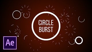 4 Great Circle Burst Motion Graphics in After Effects [upl. by Alleuol]