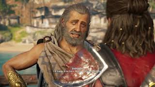 Assasins Creed Odyssey Talk to Barnabas After Meeting Nikolaos [upl. by Kaitlyn]