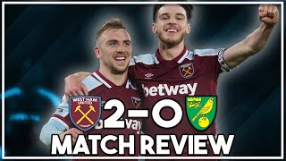 West Ham Utd 20 Norwich City highlights discussed  BOWENS ON FIRE [upl. by Aisena439]