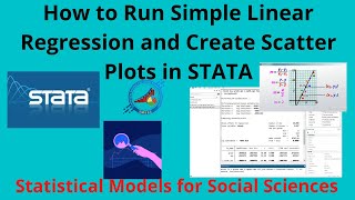 How to Estimate Simple Linear Regression with Scatter Plot in STATA [upl. by Hajile]