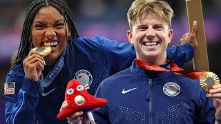 Meet the Woodhalls Track and field couple light up Paralympics and Olympics [upl. by Sifan]