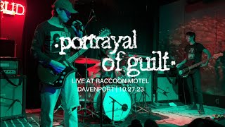 Portrayal of Guilt Full Set Live at Raccoon Motel Davenport 102723  Death in the Midwest [upl. by Nylloc203]