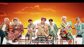 BTS FEAT NICKI MINAJ  IDOL   SPEED UP [upl. by Fabrianna]