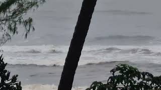 Agonda beach During August month Goa August 2024Water rise up Be Careful youngtraveler travel [upl. by Yrrek]