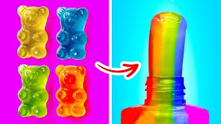 VIRAL FOOD HACKS  Frozen Honey JELLY  Yummy Ideas And Hacks by 123 GO SERIES [upl. by Tebazile512]