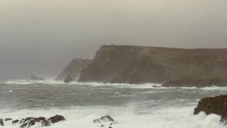 POWERFUL Thunderstorm amp Ocean Sounds for Sleep or Study  Heavy Rain amp Stormy Sea  4K HD Video [upl. by Burwell]