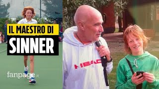 Il maestro di tennis di Sinner quotVi racconto il primo incontro aveva qualcosa in più degli altriquot [upl. by Nellda385]