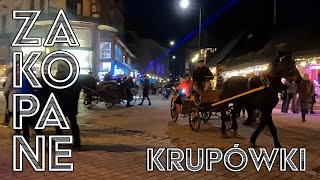 🔴Zakopane MAŁO turystów w ferie❓DEMENTUJEMY❗ Zobacz tłumy 20240212 ASMR [upl. by Willet188]