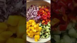 Receta saludable para diabéticos como hacer Ensalada de garbanzos [upl. by Harriett845]