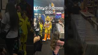 Chica at Pensacon 2024Onyxpookie JayBlu3 fnafcosplay pensacon chica [upl. by Annawaj]