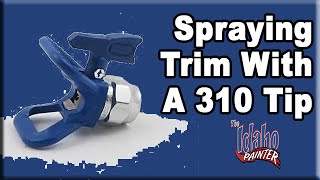 What Tip To Spray Paint Trim Work Graco Sprayer Tutorials [upl. by Airotna]