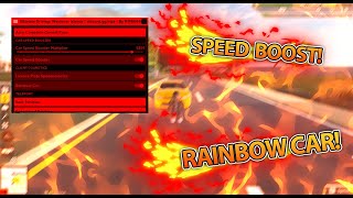 🔥🔥ROBLOX ULTIMATE DRIVING WESTOVER SCRIPT  INF SPEED RAINBOW CAR  MORE🔥🔥 [upl. by George]