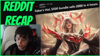 Sales From Fakers 500 Ahri Skin amp T1 Academy Vlog  Reddit Recap [upl. by Hibbert]