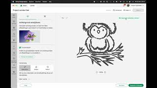 stempels uploaden en snijden in Design Space [upl. by Eilhsa]