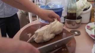 Cooking Demonstration Hainanese Chicken Rice [upl. by Hephzibah]