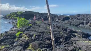 Conhecendo Richardson Ocean Park em Hilo Hawaii  USA [upl. by Jessalyn828]