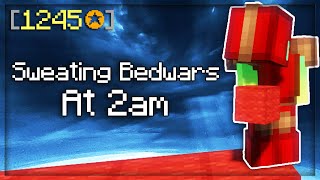 We Played Bedwars At 2AM  Hypixel Bedwars [upl. by Aicatsal928]