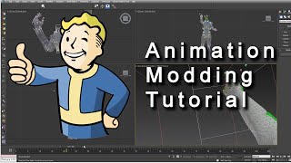 Fallout 4 Modding Tutorial Making a custom 1st person animation for Ripper [upl. by Lanuk]