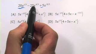 Factoring Expressions with Rational Exponents [upl. by Aeriel]