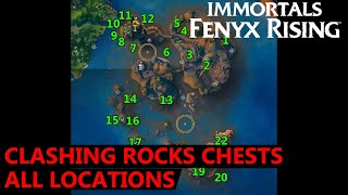 Immortals Fenyx Rising Clashing Rocks Chests  All Locations  How to open all Epic Guarded Chests [upl. by Henson896]