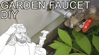 How to Replace Garden FaucetSillcock DIY [upl. by Lust]