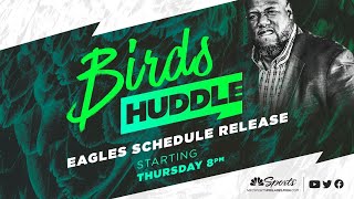 2022 Eagles NFL schedule release live reaction amp predictions  Birds Huddle [upl. by Winzler]