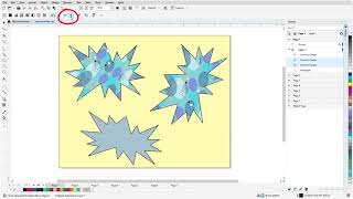 The Interactive Fill and SmartFill Tools in CorelDRAW [upl. by Ignatzia945]