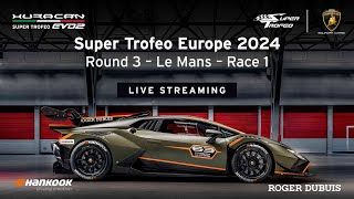 Lamborghini Super Trofeo Europe 2024 – Le Mans Race 1 [upl. by Alamat]