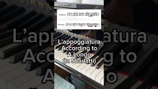 Appoggiatura according to Longo in Scarlatti sonatas scarlatti [upl. by Eniledgam]