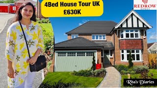 House Tour UK 2024  4Bed detached Property Henley from Redrow Homes [upl. by Nylehtak]