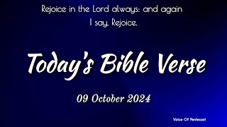 Todays Bible Verse 09102024 ♦️ October Month  TPM Hymn  Blessing words for you  VOP Gospel 🕊️ [upl. by Dustan68]