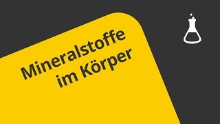 Grundkurs Thema Mineralstoffe im Körper  Chemie  Allgemeine und anorganische Chemie [upl. by Abih]