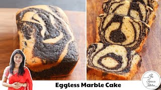 No Oven Eggless Choco Vanilla Marble Cake  Tastiest Marble Cake Ever  The Terrace Kitchen [upl. by Iy]