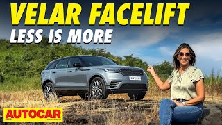 2024 Range Rover Velar review  Less is more  First Drive  autocarindia1 [upl. by Magen]