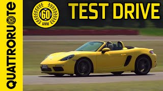 Porsche 718 Boxster Cabrio 2016 Test Drive [upl. by Osithe]