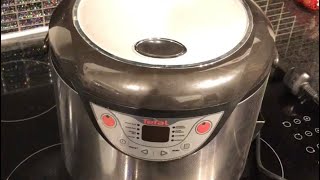 Using a Tefal Serie R13B Rice Cooker to make perfect rice [upl. by Ecnarretal493]